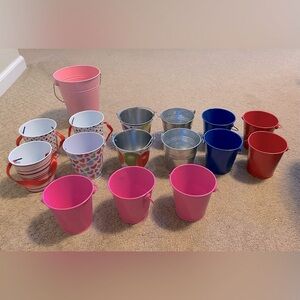 Colorful Mini Party Buckets Set